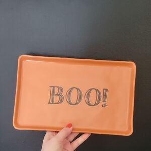 Threshold Stoneware "Boo" Serving Platter